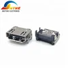 Micro connector usb connector metal pin 1 port socket hdmi connector