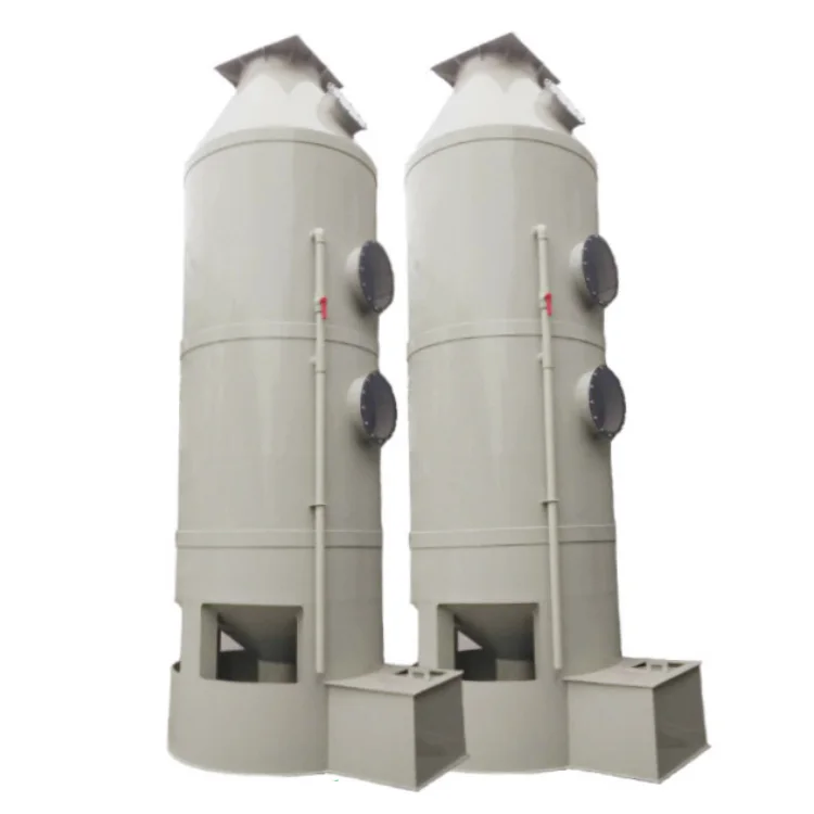 Waste Gas Absorption Tower Gas Purification fiberglass Tower