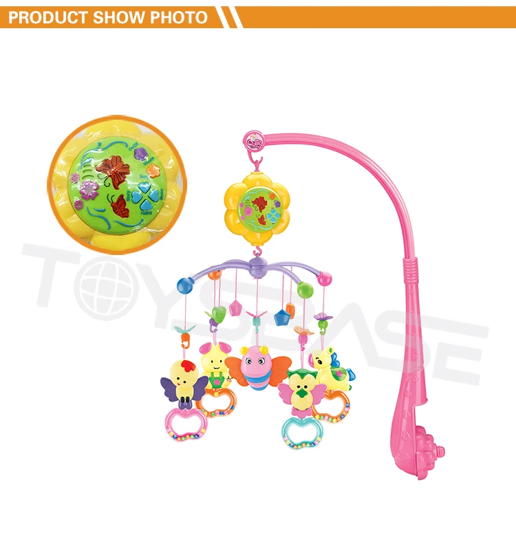 Early Childhood Crib Toys Plastic Musical Baby Mobile Parts, View