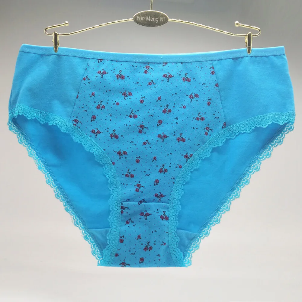 

yun meng ni sexy cotton big panties for women, 6 colors as photo