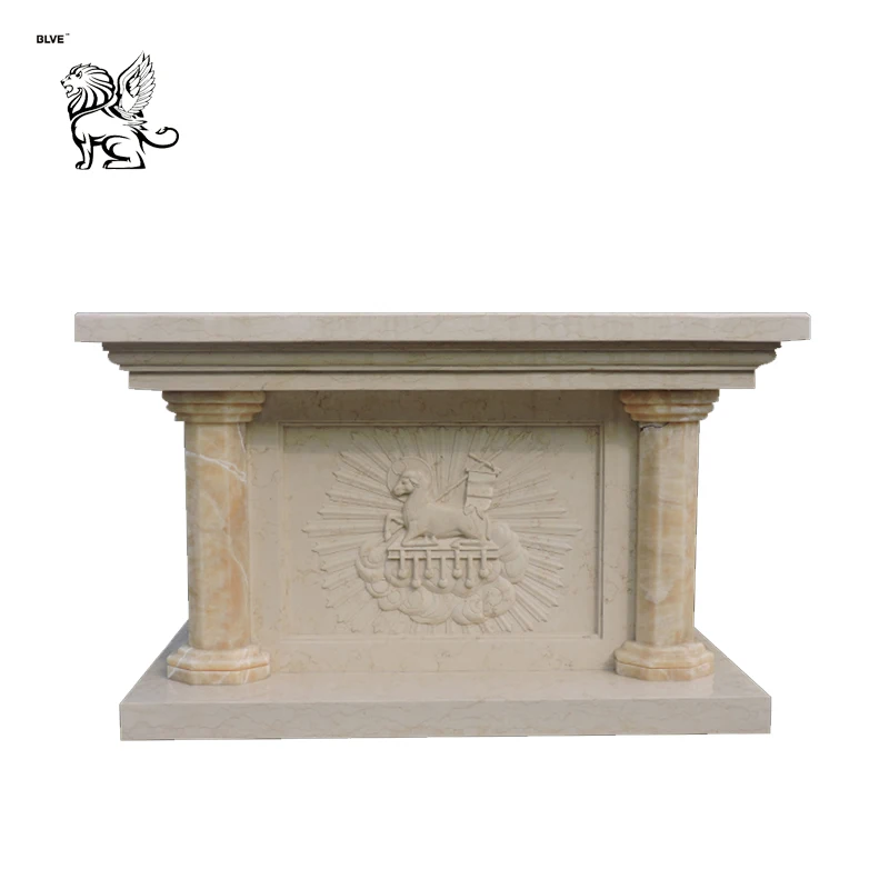 Wholesale Cheap Handcarved Modern Marble Prayer Altar Cabinet For