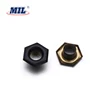 Wholesale Matt Black Enamel Brass Metal Shoe Eyelet For Garment