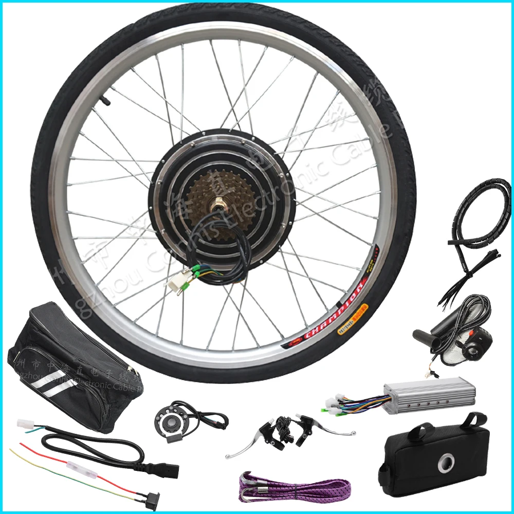 

48v 1000w electric bike conversion kit, Matt black