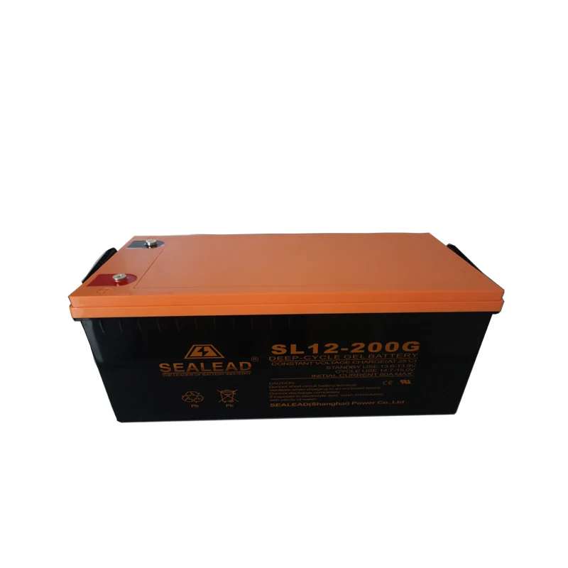 
Hot Sale Promotional Sealed AGM Deep Cycle Gel Battery 12V 200ah 
