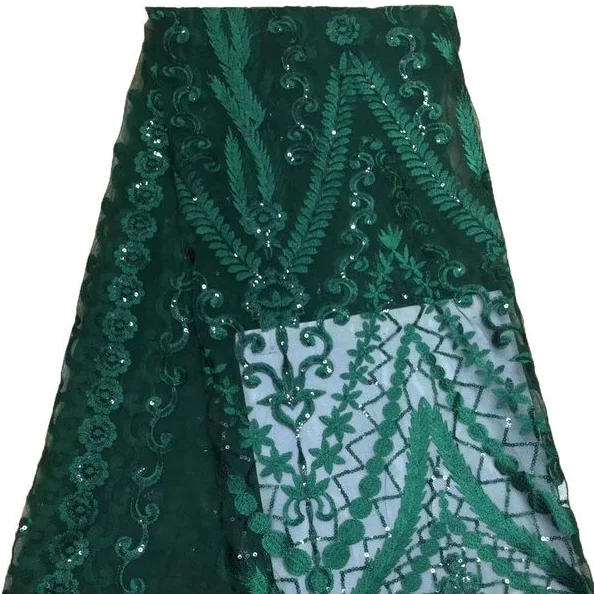 

2019 Fashion Design Popular Embroidery Lace Fabric For Evening Party Dress