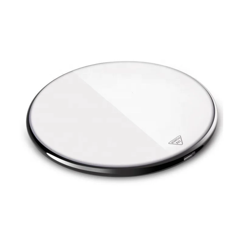 

10W Qi Standard Fast wireless charger for mobile phone, Black white