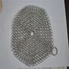 6*8inch Kitchen cleaning sponge cast iron cleaner chainmail scrubber