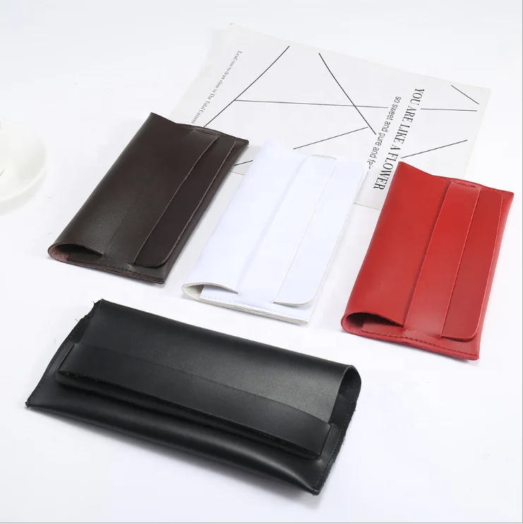 

Retro Vintage Glasses Pouches PU Eyewear Bag Leather Packaging Sunglasses Case