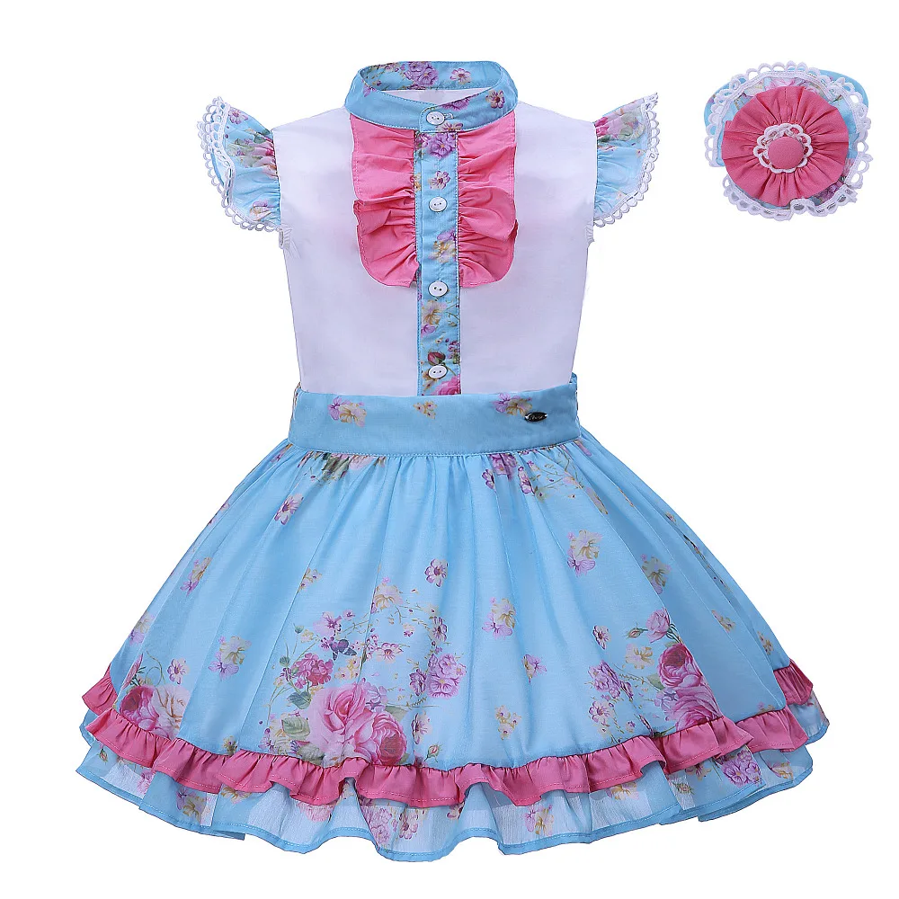 

Pettigirl new fashion wholesale summer girls one piece dress