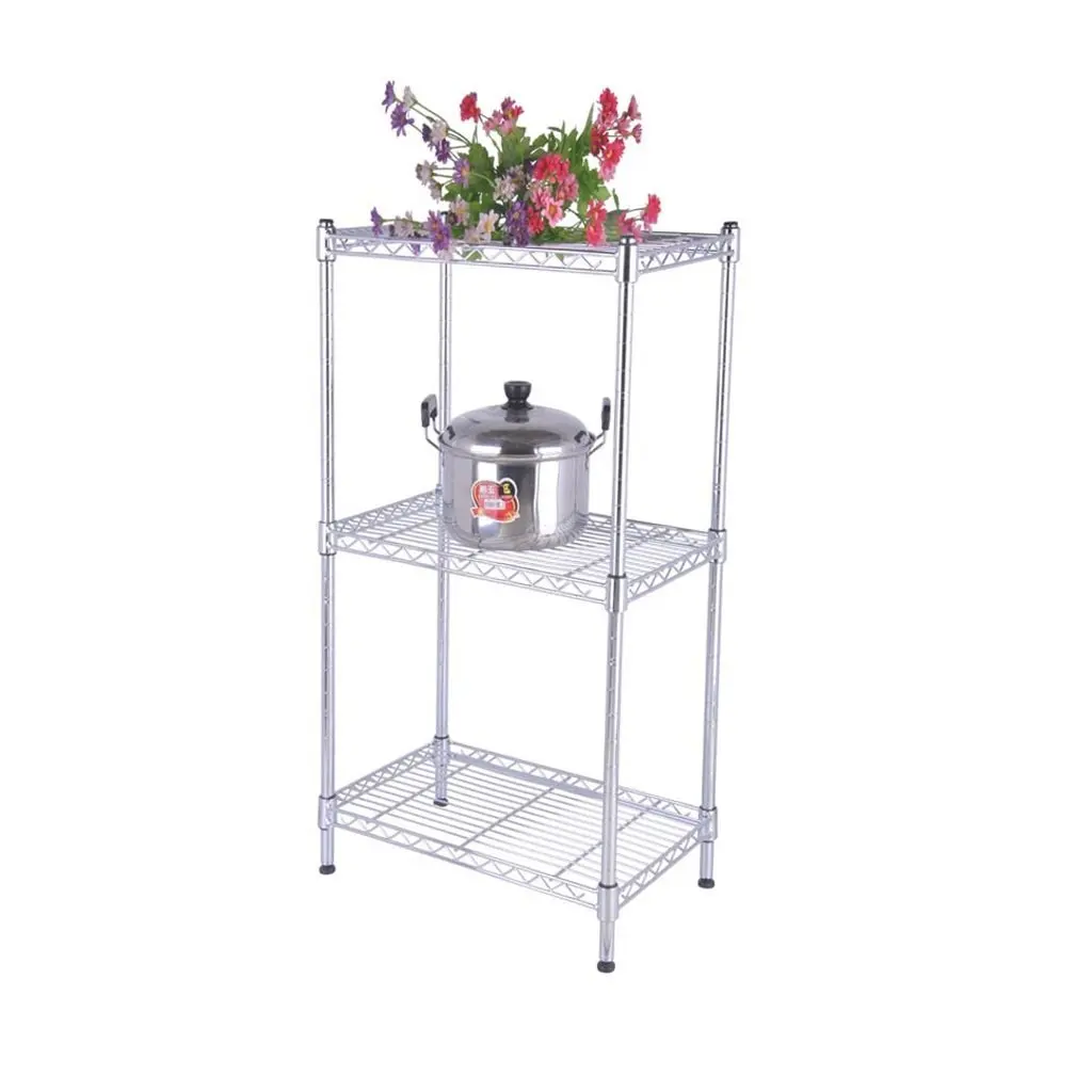 LQQGXL Storage and organization Shelves home metal economy rectangular kitchen storage shelves desk finishing simple modern bedroom storage rack (Color : 50x35x70cm)