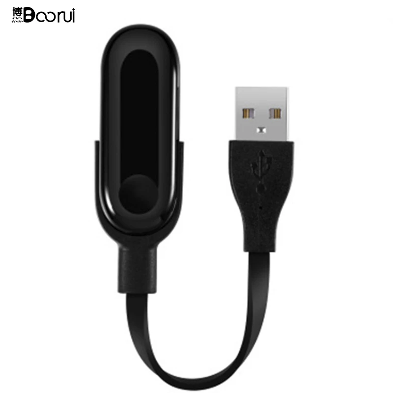 

BOORUI Miband 3 Charger USB Charging Line Cable Replacement Mi 3 Band Accessories for Xiaomi Mi 3 Smart Bracelets, Black