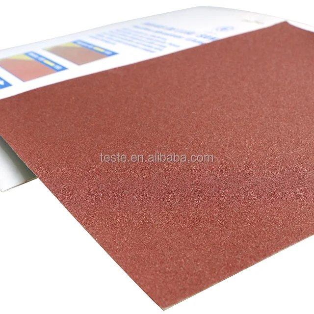 Kraft Paper Red Abrasive Paper water sand paper Waterproof Sandpaper