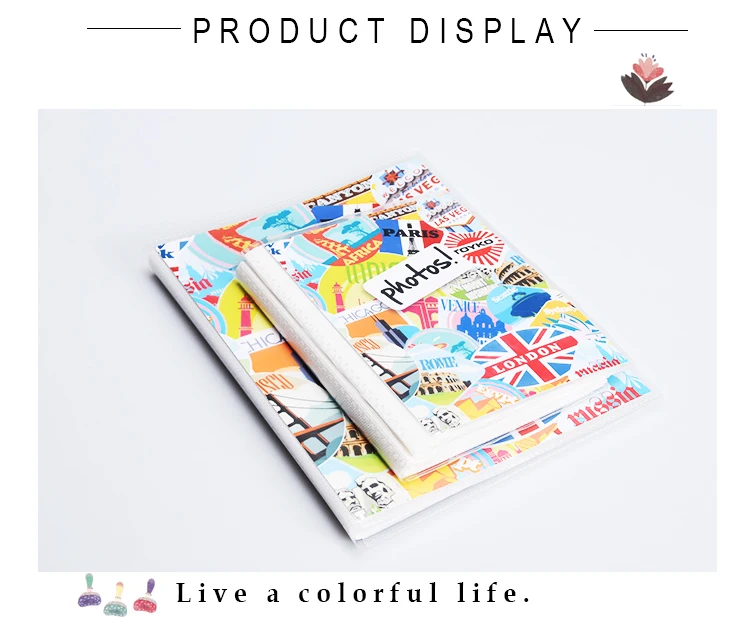 Wholesale 2020 New Design 6*8 Inches Custom Cheap Plastic Photo Album with Replaceable Cover