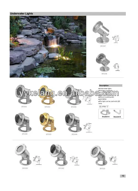 Stainless Steel Swimming Led Pool Lights Ip68 Buy Led Pool Lights