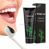 Hot Selling 2017 Amazon Guangzhou Factory Bulk Wholesale Black Gel Private Label Activted Charcoal Natural Toothpaste Brands