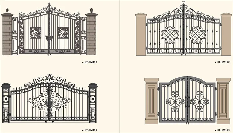 Iron Gate Decoration Main Wrought Iron Gate Design