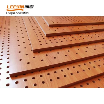 Sound Reflektieren Holz Perforierte Akustische Deckenplatte - Buy