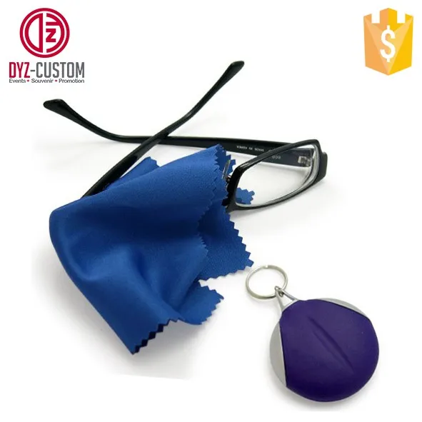 Eyeglass Cleaning Cloth Keychain Promotion Microfiber Cleaning Cloths