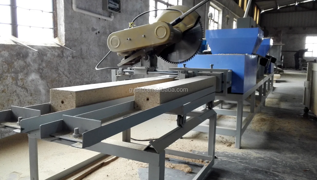 High Quality Pallet Block Press / Wood Pallet Log Makig Machine