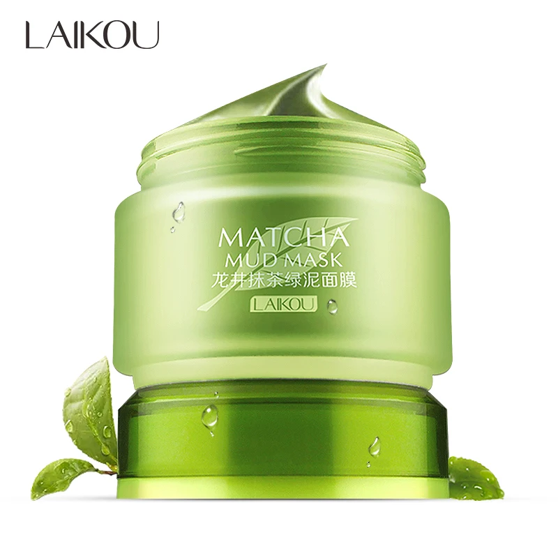 

Laikou 85g washing face mask nature green tea mud mask