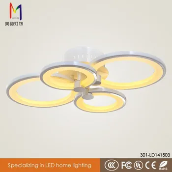 Ring Flush Mount Ceiling Light brand new four rings concise flush mount ceiling light for indoor decoration