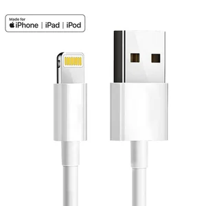 Original MFi Certified USB Cable for iPhone Cable 2.4A Quick Charge USB Data Cable Charger for iPhone X 8 7 6 S Plus