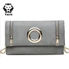 Fashion style chain shoulder envelope tote messenger pu leather lady hand clutch bag women's handbags and wallets