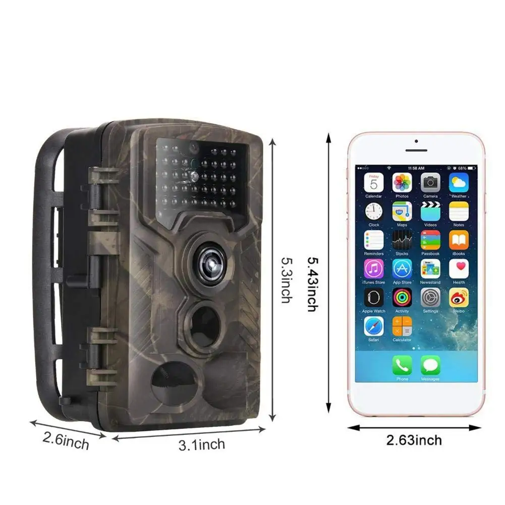 4G Trail Game Camera, 16MP 1080P HD Hunting Cam for Wildlife Scouting Camera 3 PIR Night Version//