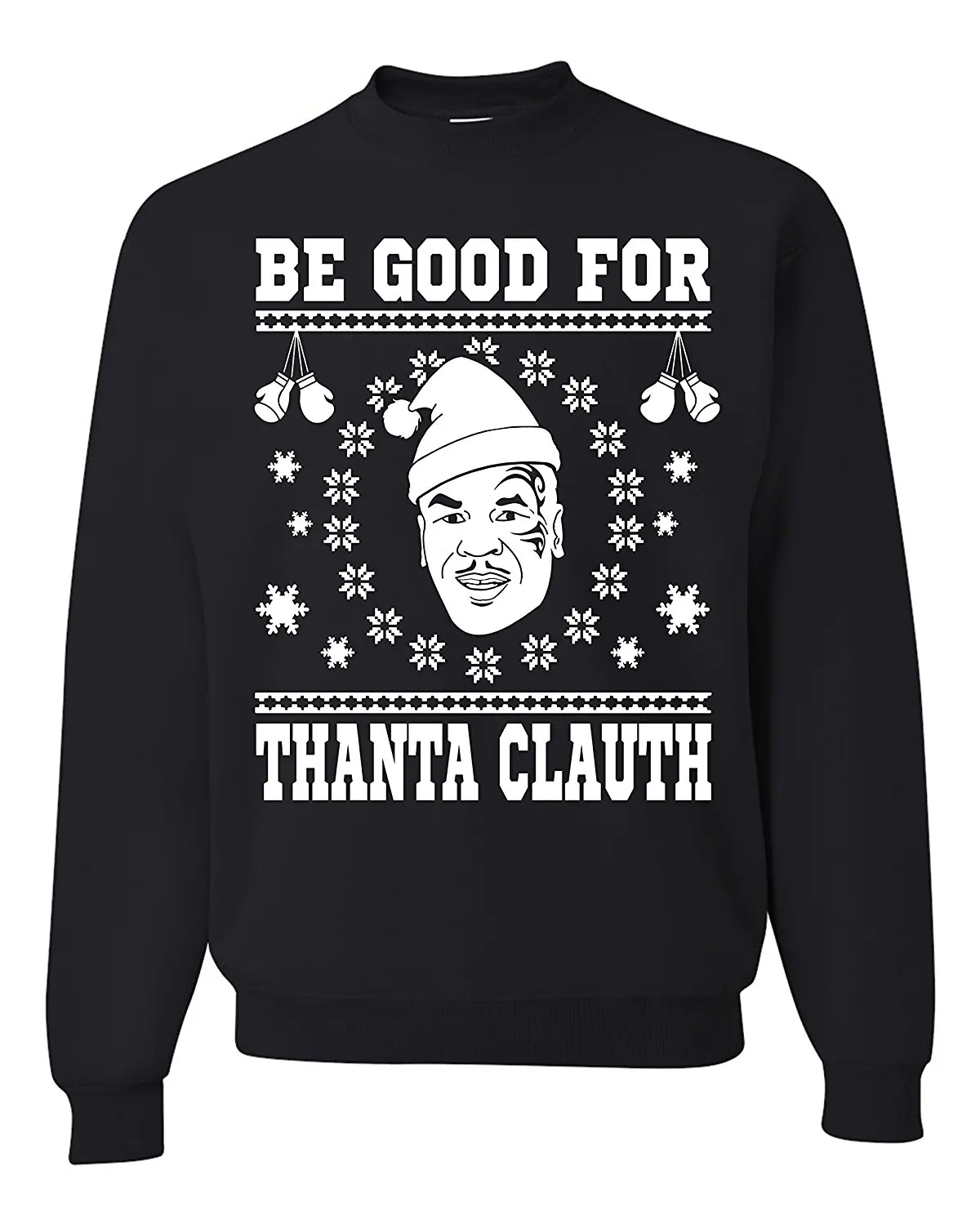 mike tyson thanta clauth ugly christmas sweater unisex sweatshirts black - Black Metal Christmas Sweater mike tyson thanta clauth ugly christmas sweater unisex sweatshirts black - Black Metal Christmas Sweater
