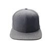 KaiHong Caps Wholesale 100% wool Fashion Trend grey sublimation snapback hats