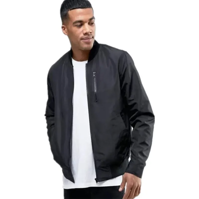 guys black bomber jacket