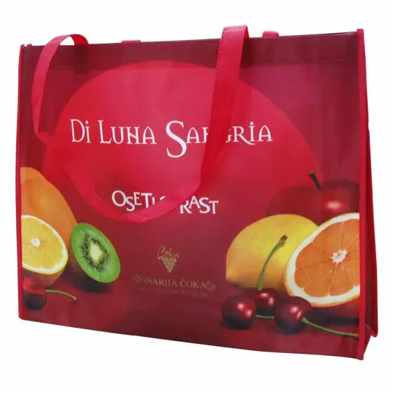 

Colorful Printed Cloth Christmas Supplier Pp Coated Clothing Shopper Non Woven Ecological Nonwoven Bag, Customized color