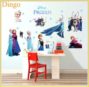 Frozen Wall Stickers Wholesale Elsa Queen And Snowflake Bedroom Decoration Stickers Buy Frozen Wall Stickers Wholesale Elsa Queen And Snowflake