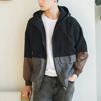 oversized denim bomber jacket