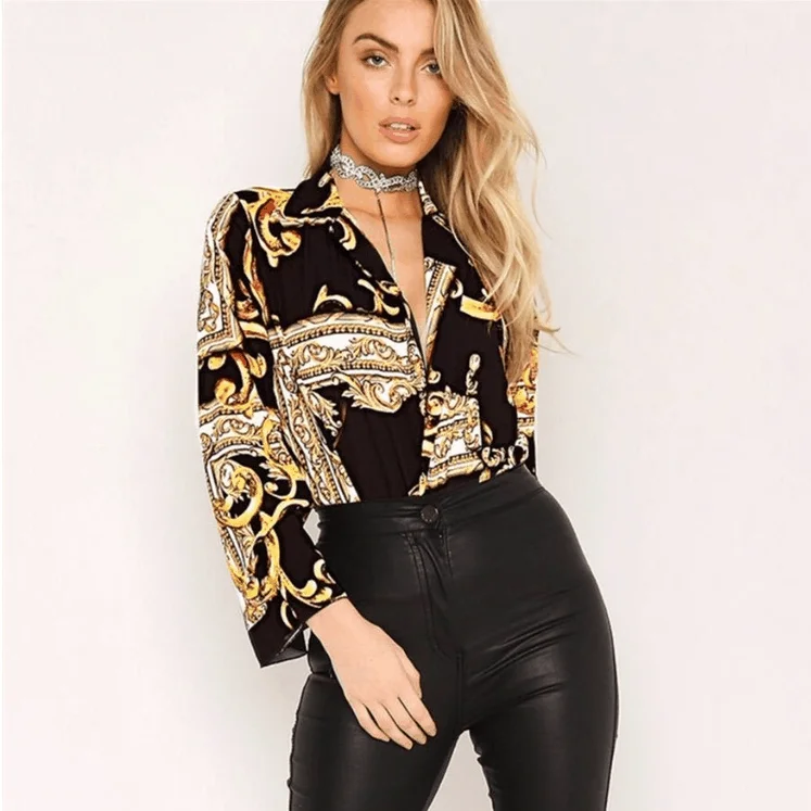 

Sexy Sleepwear Long Sleeve Girls Chiffon Fashion Ladies Blouse Tops Shirt Rompers Jumpsuits Bodysuit Thong Top Long Sleeve Women