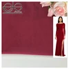 High Quality Red Silk Velvet Dress Fabric / Red Velvet Dress Material