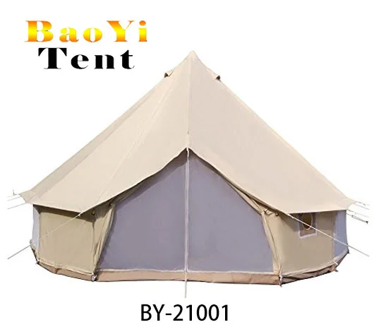 

2019 Canvas Family Camping Bell Tent 3M