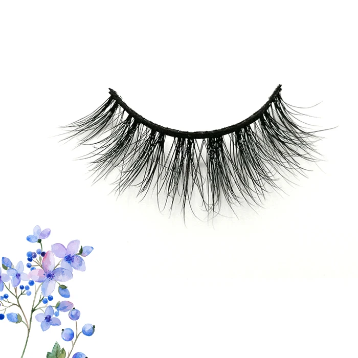 

2019 New style crystal box eyelashes real 3d mink eyelashes