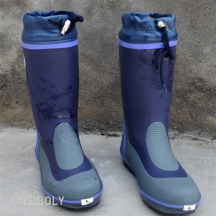 insulated rubber knee boots