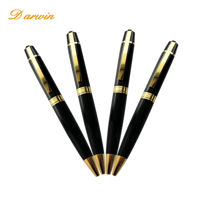 personalised engraved gold pens high quality twist ball pen