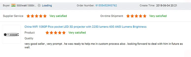 touch mini projector