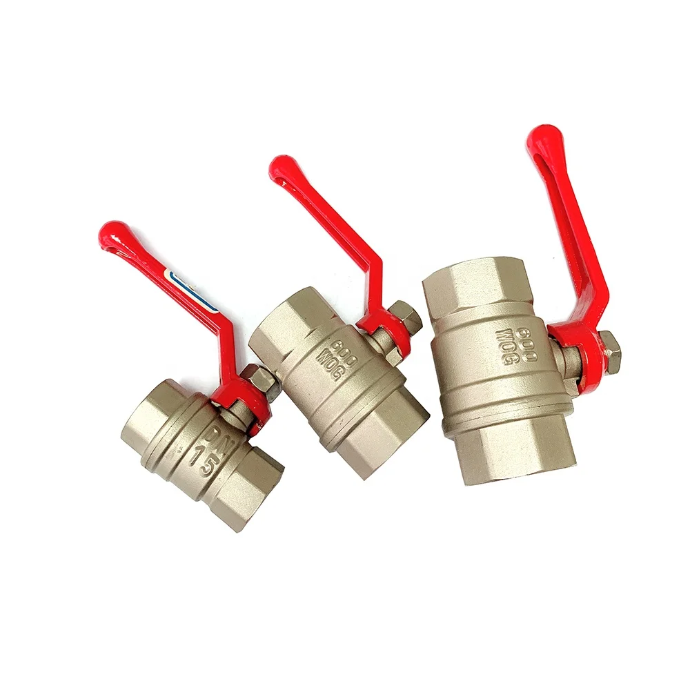 
brass gas ball valve with butterfly handle, EN331 standard 