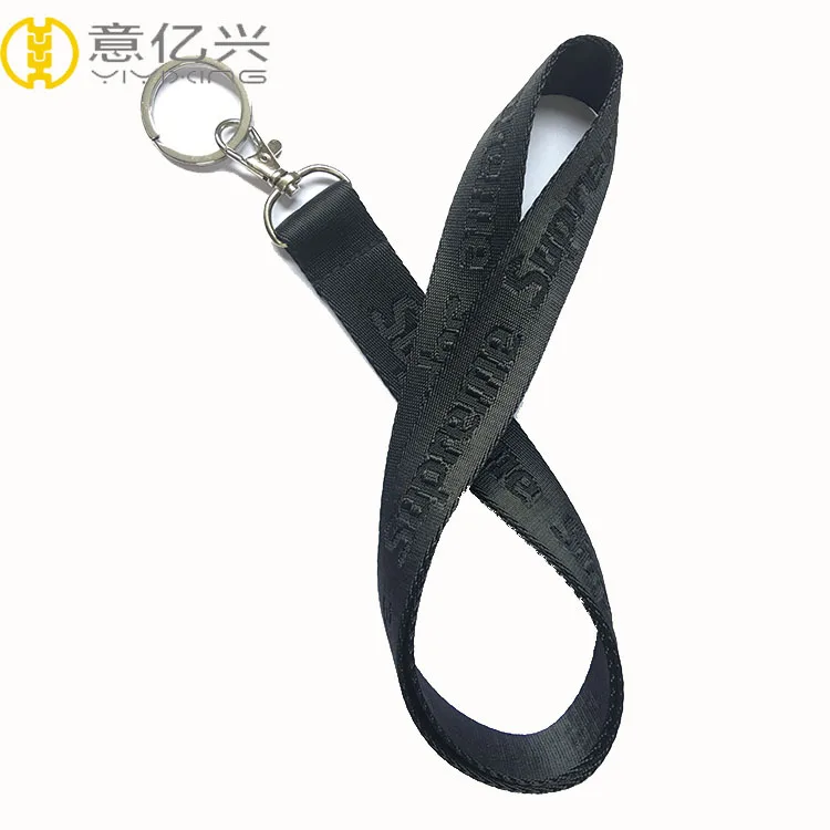 Black store supreme lanyard