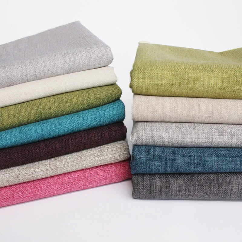 Hanlin Direct Sale Popular Woven Curtain Linen Fabric Philippines