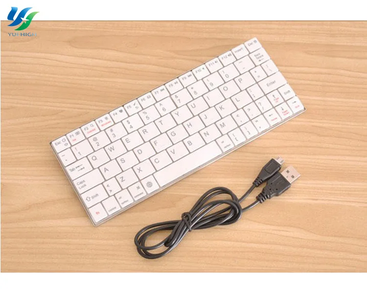 
Chocolate Key Bluetooth Keyboard For 7 Inch Tablet Without Number Pad 