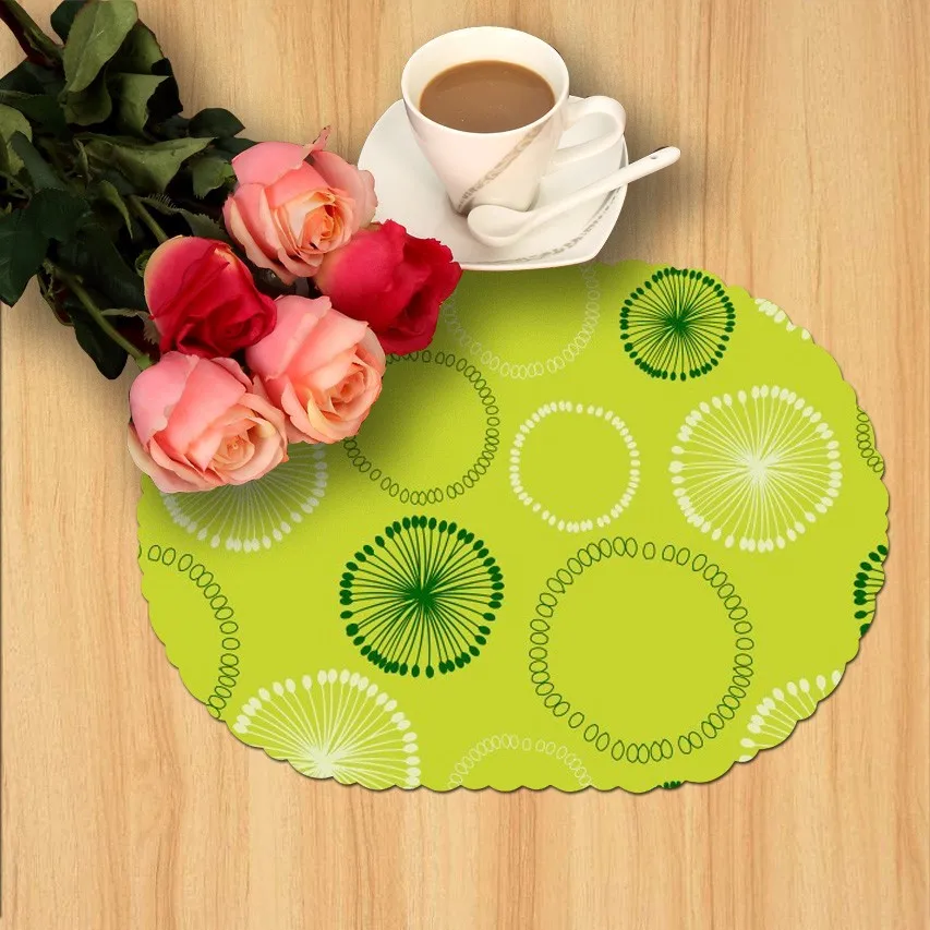 30*43cm Pvc Print Vinyl Placemat Packing,Transparent Placemat,Marble