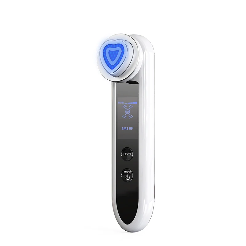 

2019 new hot selling Cosmetic instrument led red light Phototherapy rf ems Radio Facial machine, White/customzied