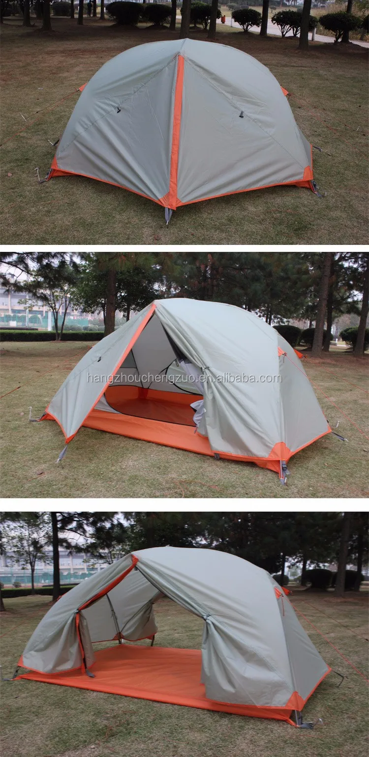 High-end Foldable Aluminum Pole Double Layers 2-3 Person Waterproof RipStop Camping Tent, CZX-044B Ripstop Tent,Mountain Tent