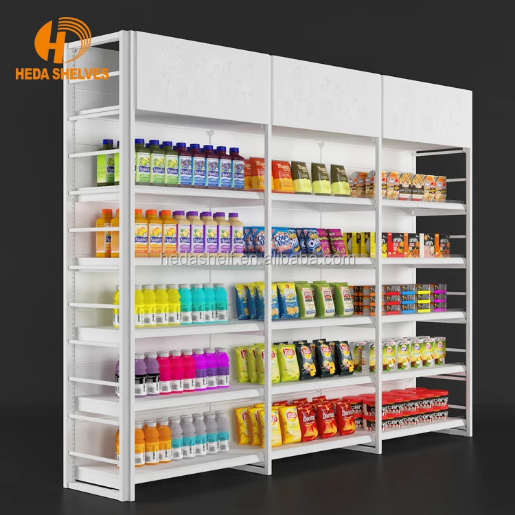 Beauty Style Supermarket Shelves Store Display Cosmetic Metal Shelf ...