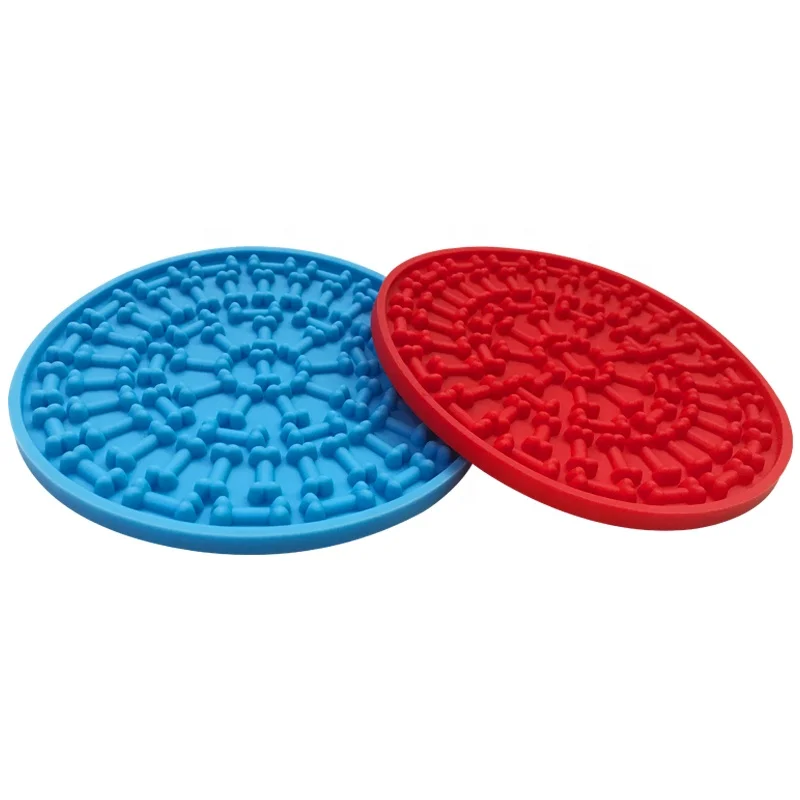 Silicone Pet Lick Pad Easy Bathing Dog Mat Suction Slow Dog Feeder